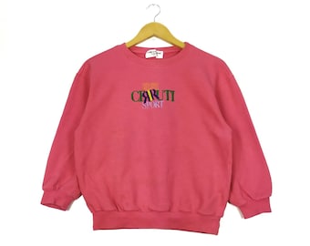 Cerruti 1881 Sport Embroidery Logo Crewneck Pullover Jumper Sweatshirt
