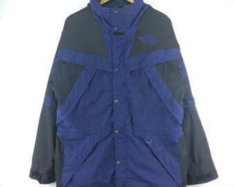 Vintage 90s the North Face Yellow Gore-tex Multi-pocket