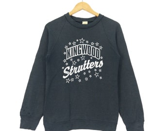 Kingwood Strutters Vintage 80s Crewneck Pullover Jumper Sweatshirt Made in USA