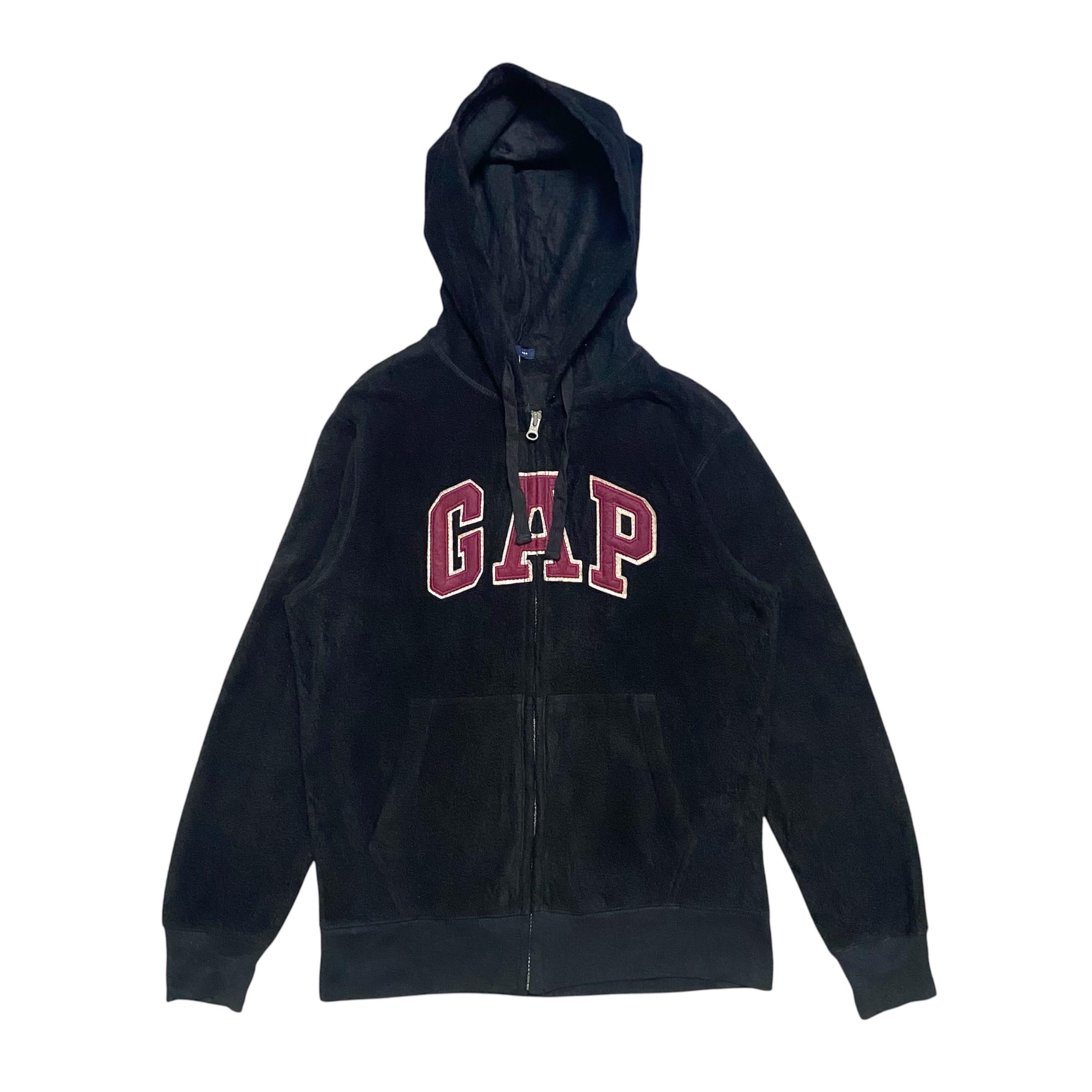Sweat Vintage GAP Années 90 - Taille L Homme - Gris, Col V - Coton Vieilli