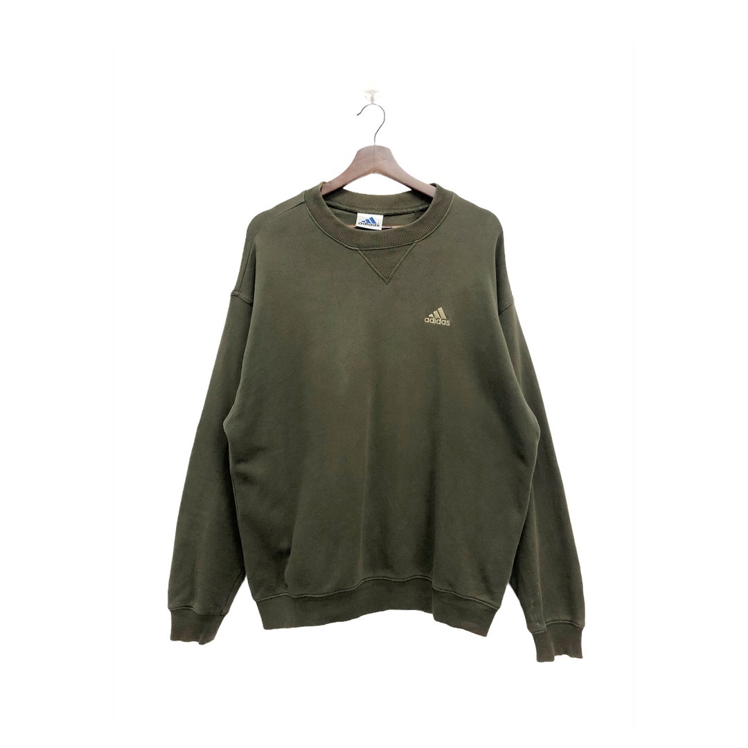 新品 GANG STARR CREWNECK ARMY GREEN XL Gildan Heavyweight Blend Crewneck Pullover - Company Apparel