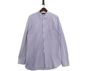 Vintage Comme Des Garcons Homme Plus Button Down Flanel Maat M