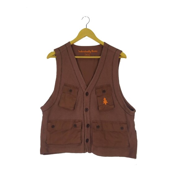 Individually Basic Embroidered Vintage 90s Vest - image 1