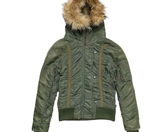 Vintage Alpha Industries N-2B Bomber Jacket - Short Waist Parka