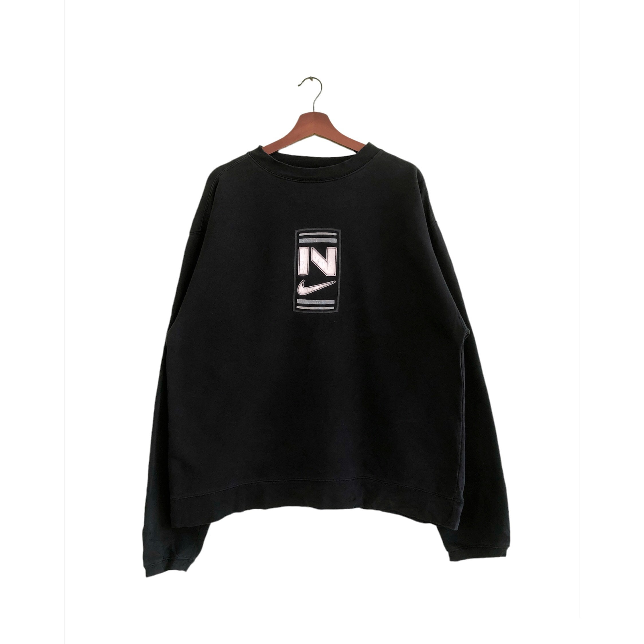 Vintage 90s Nike Swoosh Center Logo Sweatshirt - Etsy