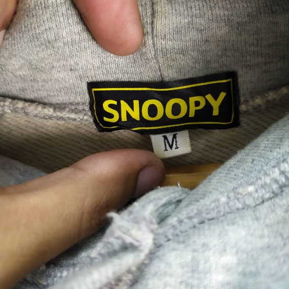 Snoopy Vintage 90s Hooded Jumper Pullover Sweatsh… - image 4