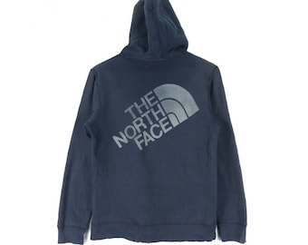 Vintage The North Face Big Logo Hooded Pullover Jumper Sweatshirt