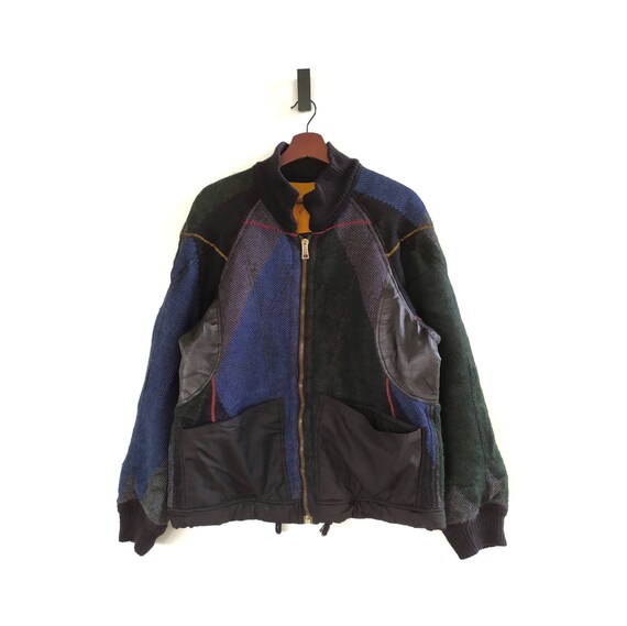 Bally International Wools Leathers Polyester Bombers Jackets Etsy