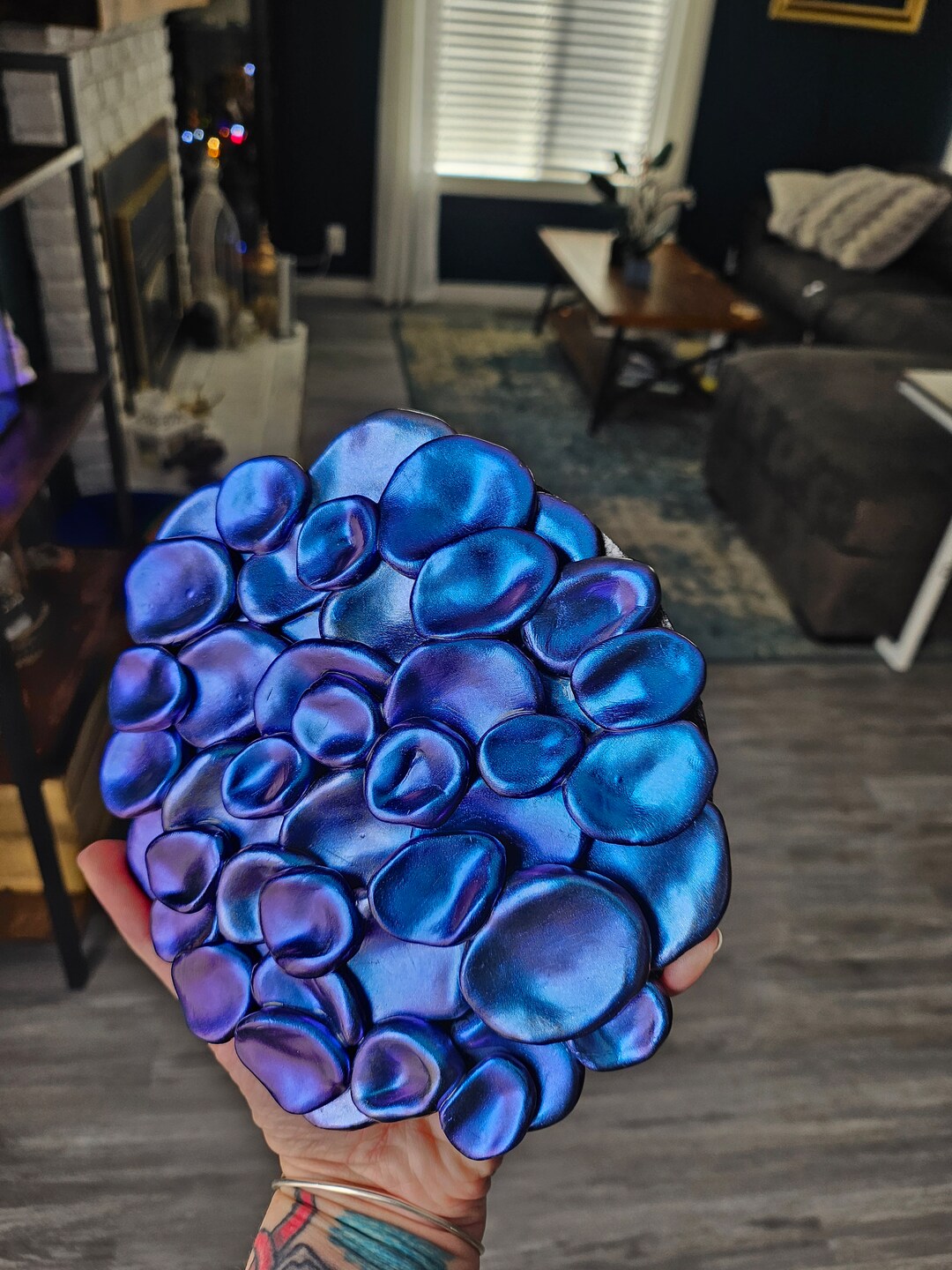 Blue Beetle Wall Sculpture Art Etsy