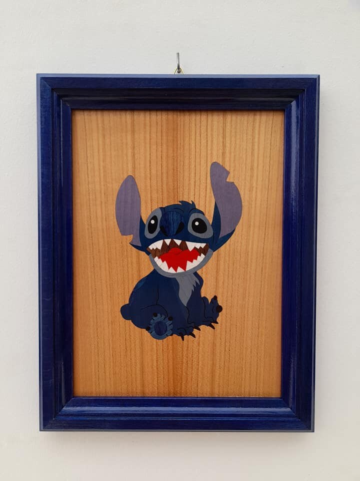 Tableau en Marqueterie Stitch