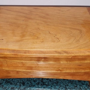 Wooden Jewelry Box With Drawers 