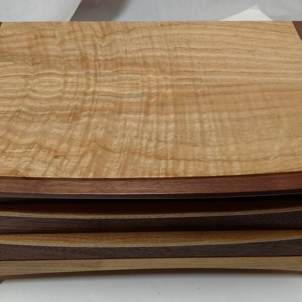 Walnut Jewelry Box Etsy