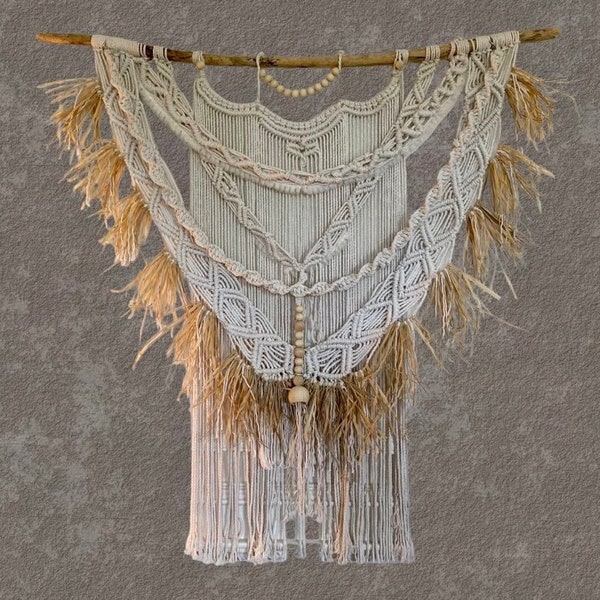 Corde à Photos Avec 30 Pinces - 108 X 43 Cm - Style Macramé Bohème - Pour Décorer Un Mur, Exposer Cartes, Dessins