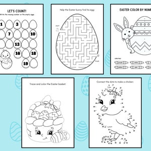 Printable Easter Activity Book Easter Activity for Kids Fun Easter ...