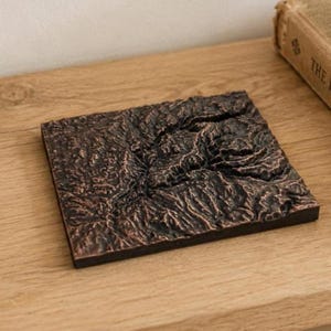 Individuell angefertigte 3D-Landkarte für jedes Land, Landkarte / Landkarte / Landkarte / Größe 10 cm (10 cm)