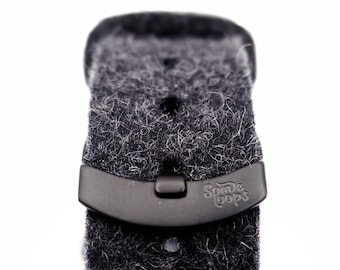 Merino Wolle Uhrenarmband für Apple Watch, natürlich und hautfreundlich, komfortabel, atmungsaktiv, passt für alle Serien, ideal für Workouts 45 mm