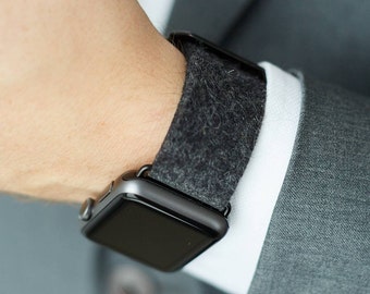 Merino Wolle Apple Uhrenarmband, umweltfreundliche Mode, 24/7 Komfort, atmungsaktiv bei jedem Wetter, Workout Armband, ultimatives Geschenk 8