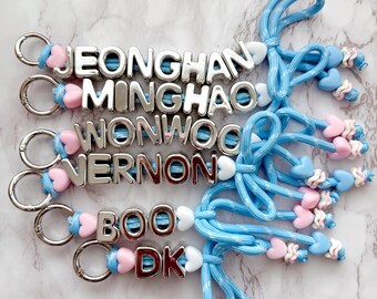 SVT Bias Paracord Bag Charm | Kpop Carat Colors Keychain