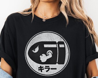 Retro Bullet Logo T-Shirt | Japanese Katakana