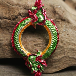 Nagabas,NaKhi mini Brass RareThai Amulet Sacred Pendant ThePower Nice Magic,Talisman Amulet Metta,superpower,protection,Good travel,Lucky