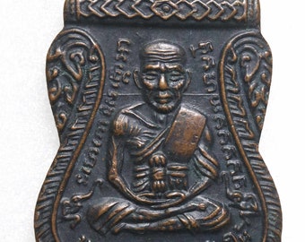 Rian Luang Phor Thuat Wat Chang Hai Pattani  Blessing 1965 Rare Thai Buddha Amulet Pendant Thai Talisman Best Holy Protect Life