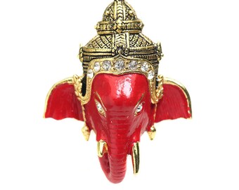 Ganesha Hindu God  Lord  Takrud Yantra Sacred by Luang Phor Pern Wat Bang Phra  bring you success Rare Talisman Thai Amulet The Power Nice