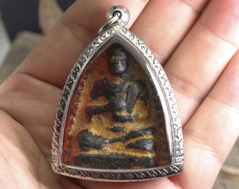 Phra Luang Phor Toh,Buddha,blessing Luang Phor Toh Wat PhraKaew Rare ThaiAmulet Pendants Protect Life Antique Talisman Magic