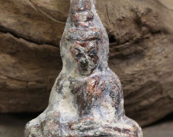 Phra ThaKradan, Kru Khuean Sinakharin Kanchanaburi, colgantes raros de amuleto tailandés, gran riqueza, prosperidad y fortuna, buena suerte.