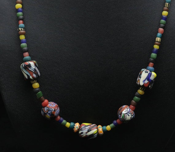 Necklace Handmade Thai ThaRaWadee Stone Multicolo… - image 3