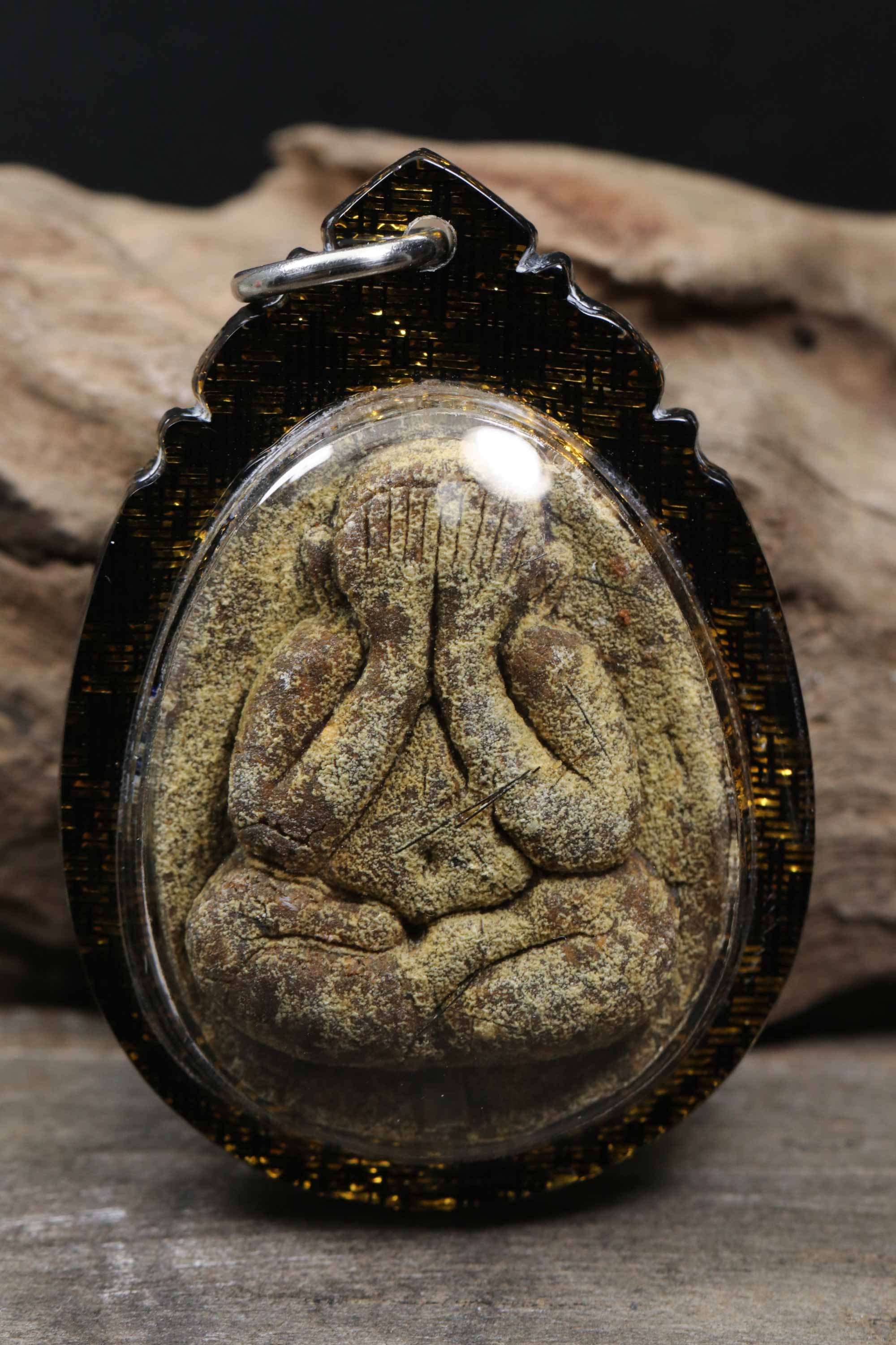 珍しいプラ ピタ ジャンボ タイのお守り: ルアン プー トク、ワット