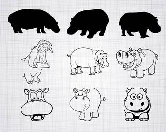 Download Hippo Svg Etsy