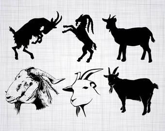 Download Goat silhouette | Etsy