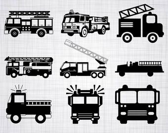 Firetruck Svg Etsy