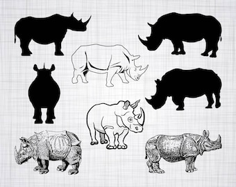 Download Rhino Svg Etsy