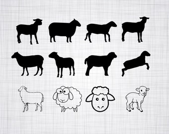 Sheep dxf file | Etsy