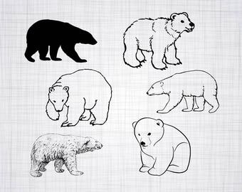 Download Polar Bear Svg Etsy