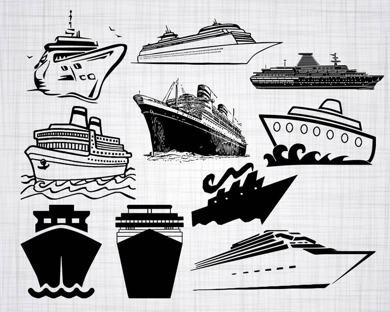 cruise ship svg