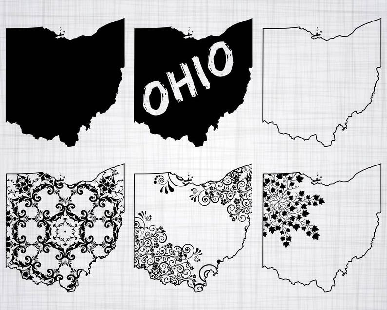 Download Ohio SVG Bundle Ohio SVG Ohio State Clipart Ohio Cut Files ...