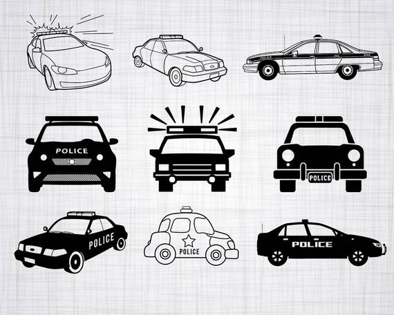 Polizei Auto Svg Bundle Polizei Auto Svg Polizei Auto Etsy