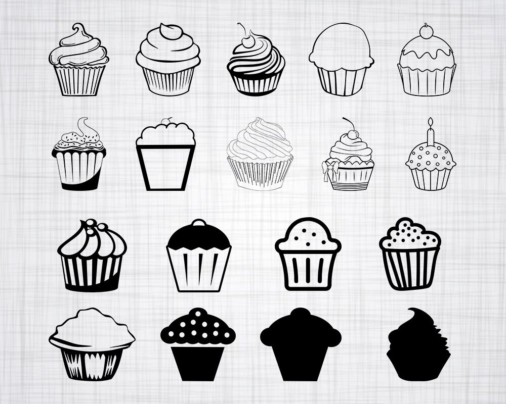 Free Free Cupcake Svg 336 SVG PNG EPS DXF File