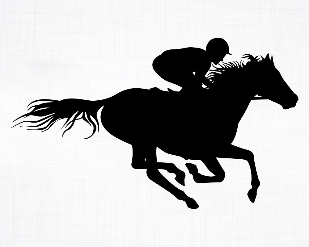 Jockey Svg Horseback Riding Svg Horse Racing SVG SVG Etsy