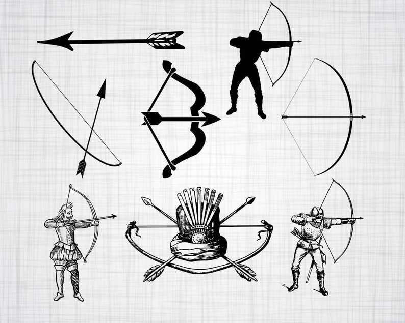 Bow and Arrow SVG Bundle Bow and Arrow SVG Bow and Arrow Etsy