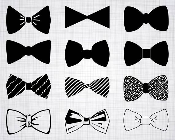 Bow Tie SVG Bundle Bow Tie SVG Bow Tie Clipart Bow Tie Cut | Etsy