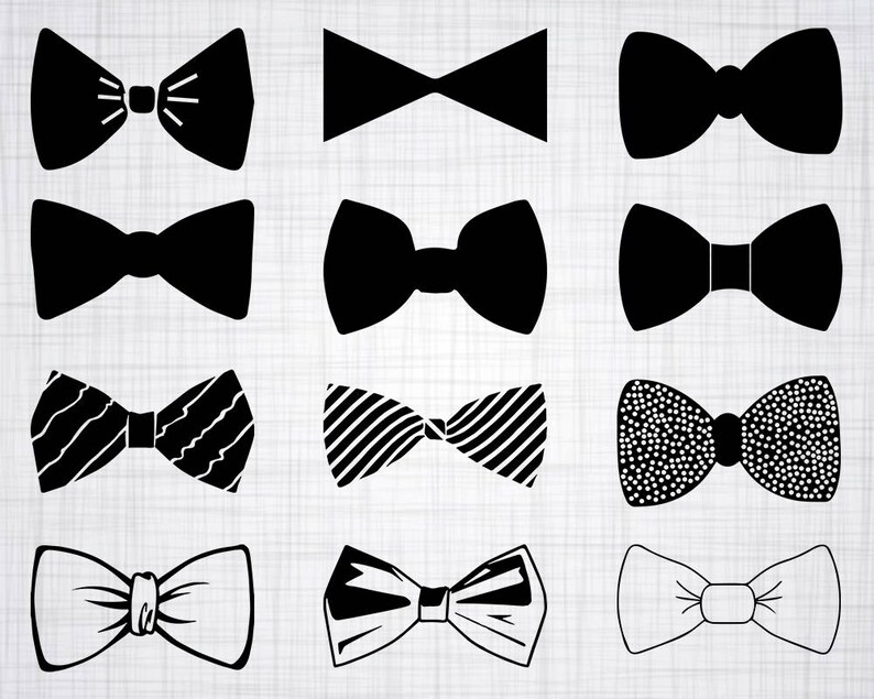 Download Bow Tie SVG Bundle Bow Tie SVG Bow Tie Clipart Bow Tie Cut | Etsy