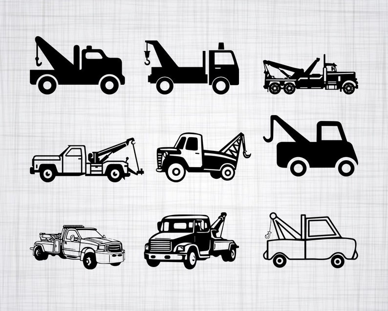 Free Free 126 Tow Truck Svg File SVG PNG EPS DXF File