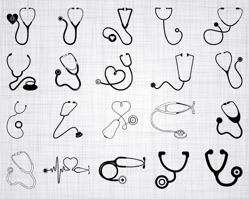 Download Stethoscope SVG Bundle Stethoscope SVG Stethoscope Clipart ...