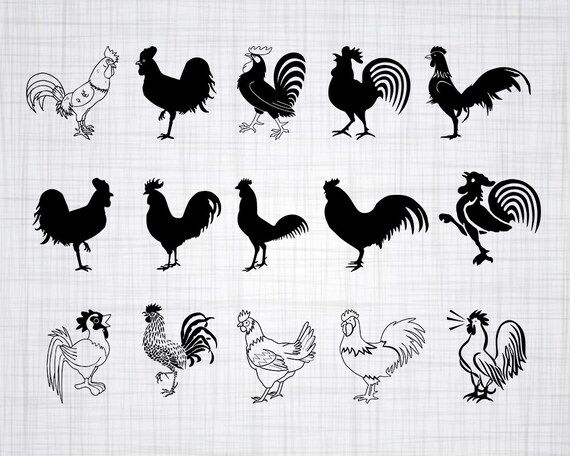 Download Rooster Svg Bundle Cut Files