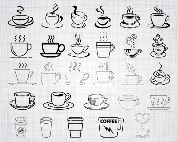 Free Free 149 Outline Starbucks Coffee Cup Svg SVG PNG EPS DXF File