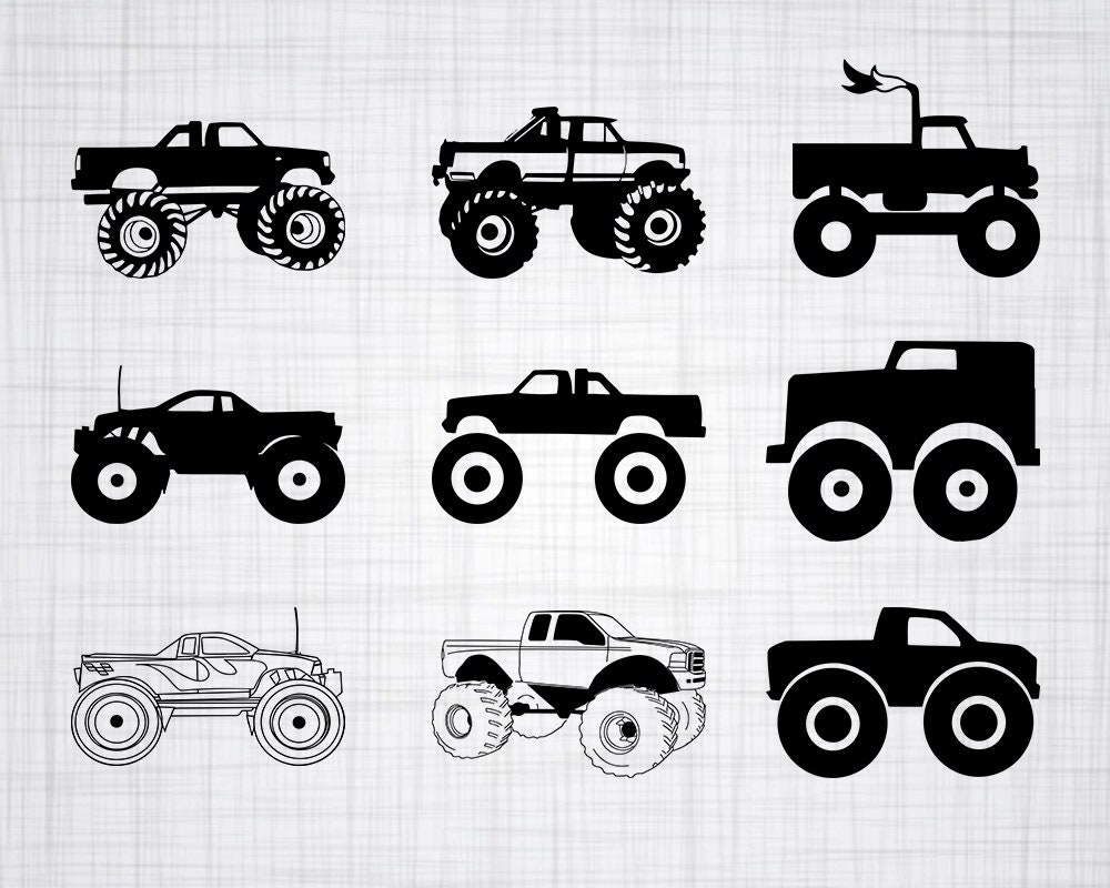 Free Free 89 Vector Monster Truck Svg Free SVG PNG EPS DXF File