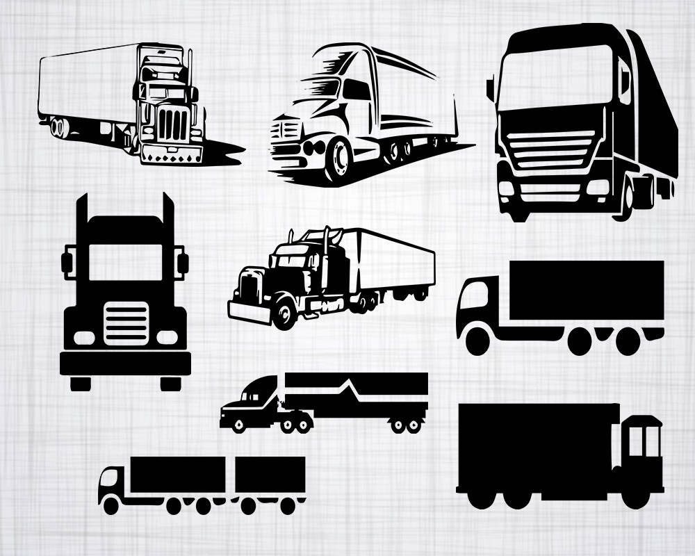 Download Truck SVG Bundle Truck SVG Truck Clipart Cut Files For | Etsy
